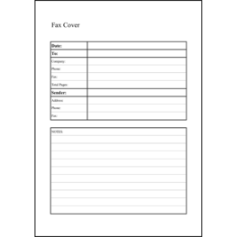 Fax Cover20 LibreOffice